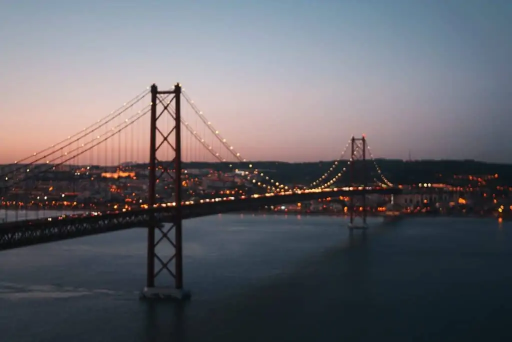 Lisbon bridge great infrastructure